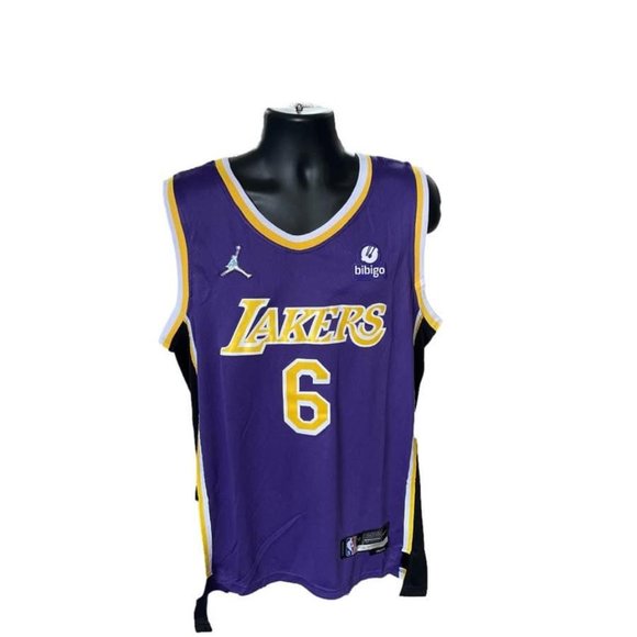 Nike Men's Dri-Fit LeBron James Los Angeles Lakers Jersey,  Size XL - Picture 2 of 4